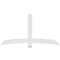 Ekena Millwork Bellingham Architectural Grade PVC Gable Bracket, 84"W x 45 1/2"H x 2"D x 6"F, 13/12 Pitch GBP084X46X0206BEL00 - alternate 2